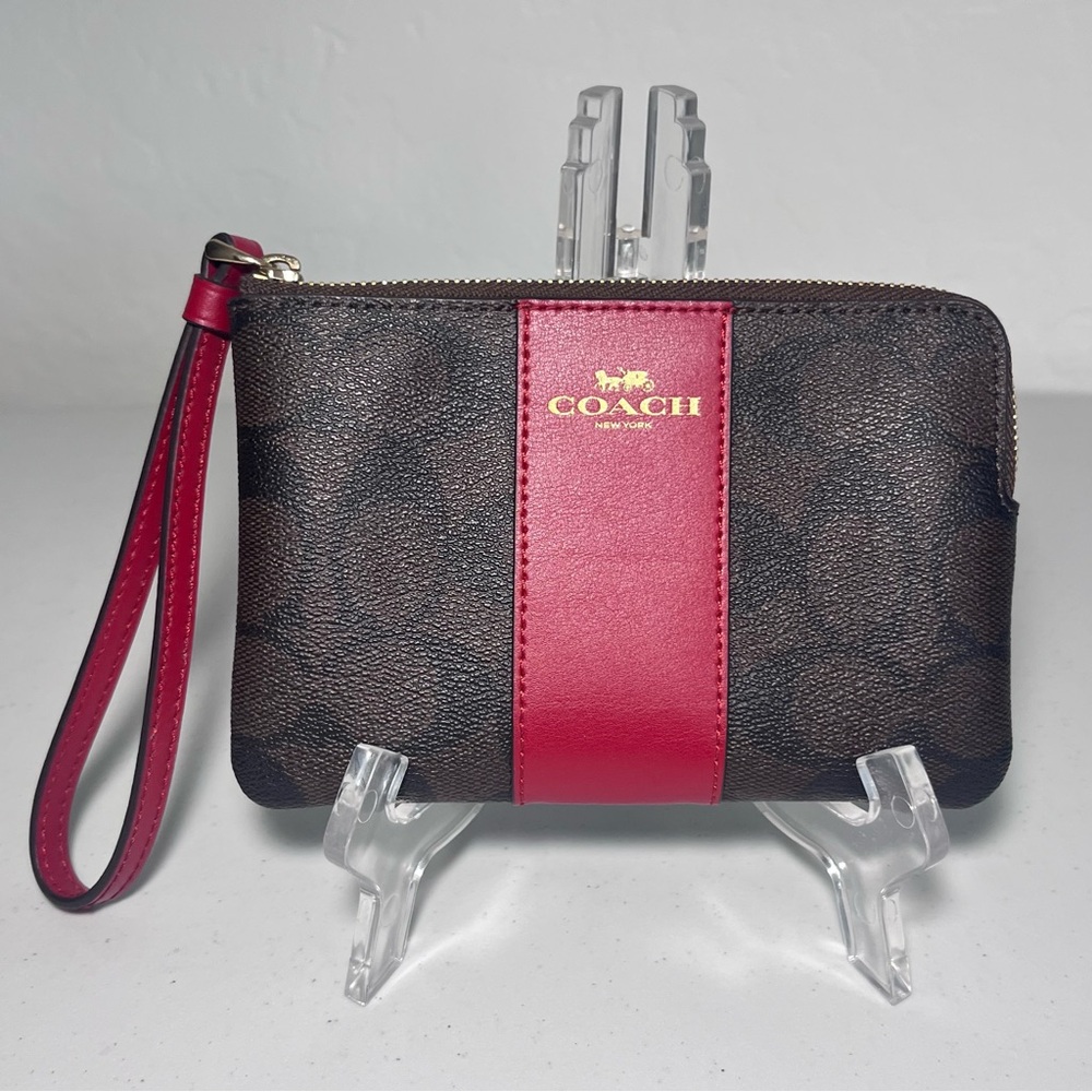 Coach Zip Wristlet NWOT
